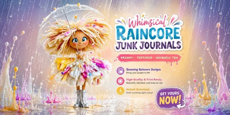 Whimsical Raincore Junk Journals generated by undefined