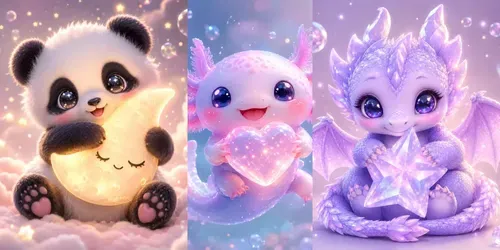 Dreamy Kawaii Fantasy Friends Collections generated by chatgpt-image