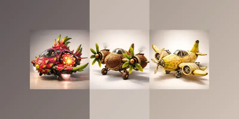 Surreal Fruit Aircraft generated by undefined