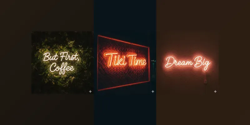 Custom Text Neon Sign Generator generated by undefined