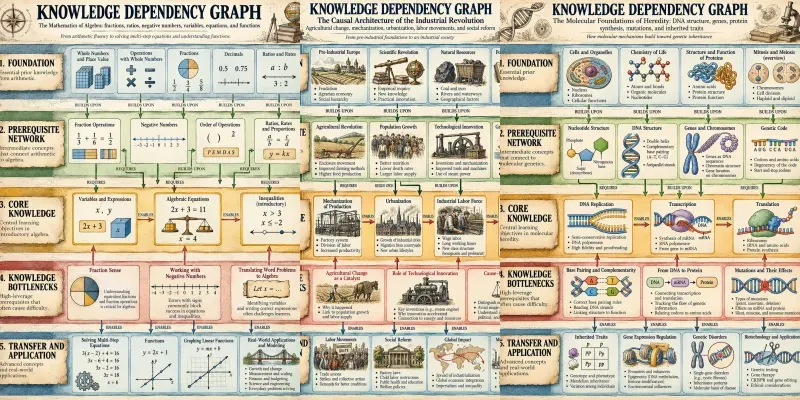 Knowledge Dependency Graphs