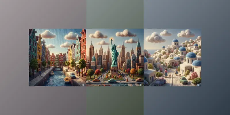 Woven Worlds Knitted Cities generated by undefined