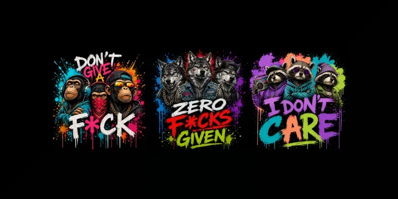 Rebellious Animal Streetwear generated by undefined