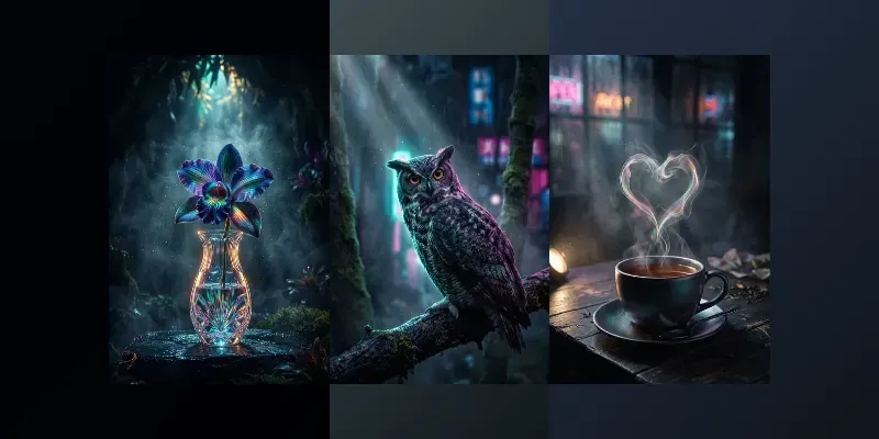 Cinematic Iridescent Noirs