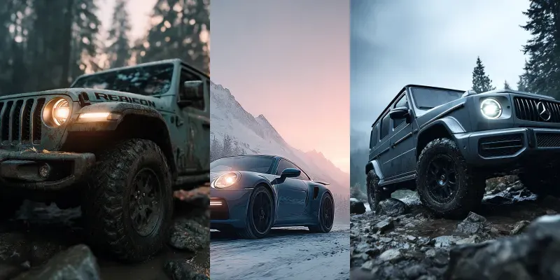 Wilddrive 4K Nature Car Scenes generated by undefined