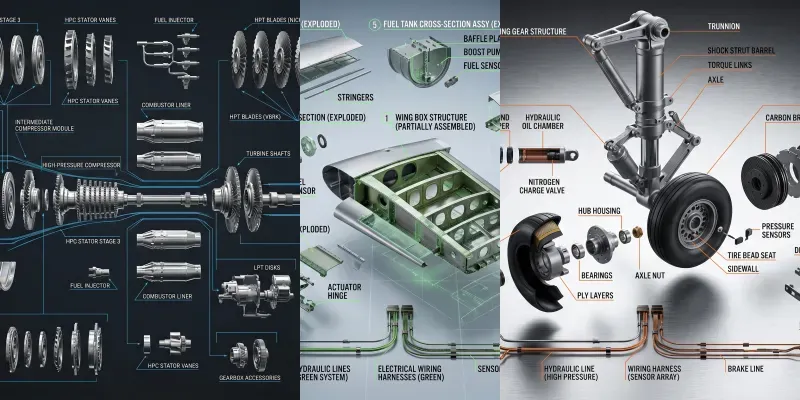 Aerotech Exploded 3D Schematics generated by undefined