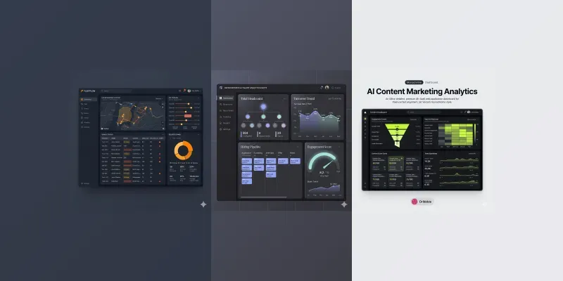 Saas Dashboard UIs generated by undefined