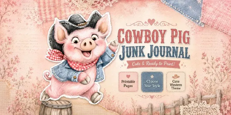 Cowboy Pig Junk Journals generated by undefined