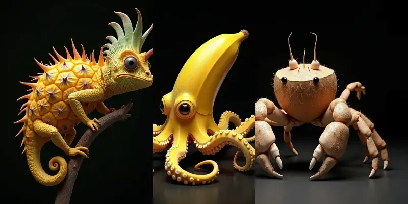 Fruit Animal Fantasy Realistic Art generated by undefined