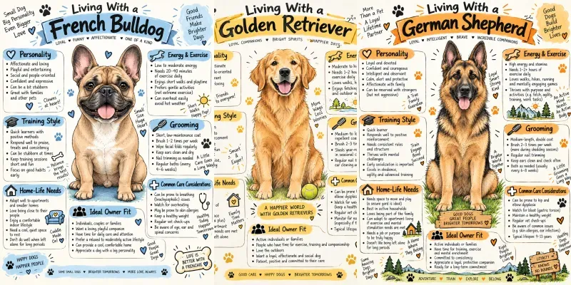 Dog Breed Owner Guide Infographics