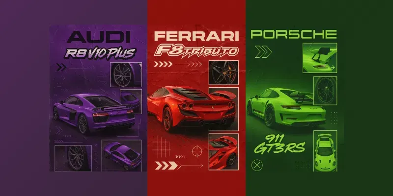 Race Car Posters generated by undefined