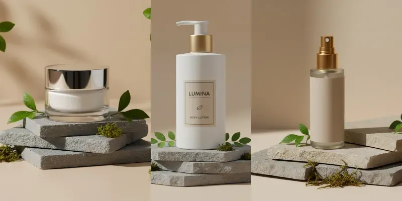Natural Aesthetic Product Photography generated by undefined