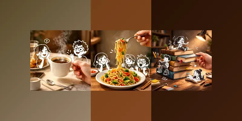 Photography Meets Mini Illustrations generated by undefined