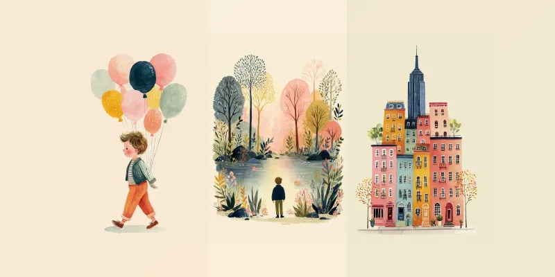Soft Watercolor Storybook Scenes generated by undefined