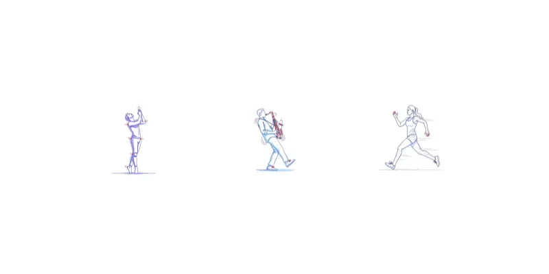 Minimalist Continuous Line Motion Series generated by undefined