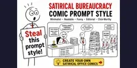 Bureaucracy Doodle Banners chatgpt-image prompt mini thumbnail