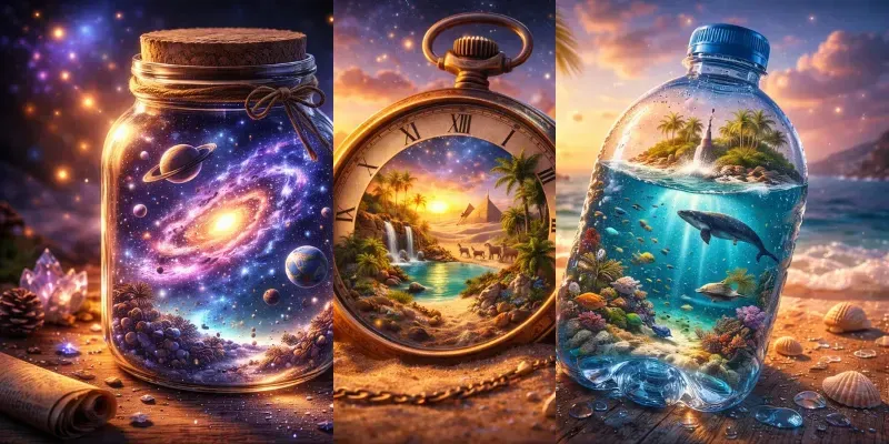 Dream Worlds Inside Objects generated by undefined