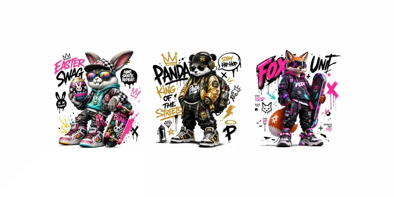Urban Hype Character Posters generated by undefined