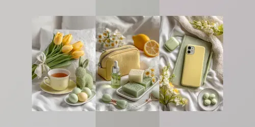 Spring Pastel Aesthetic Still Lifes generated by midjourney