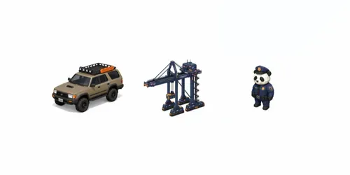 Stylized Isometric Game Props generated by chatgpt-image