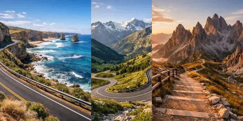 Cinematic Nature Travel Photography generated by undefined
