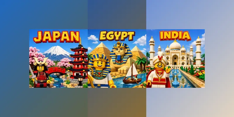 Lego Style In The World generated by undefined