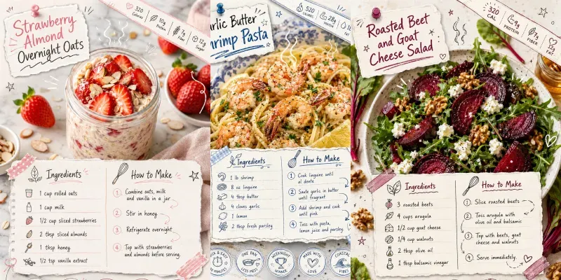 Recipe Infographic Poster Generator generated by undefined