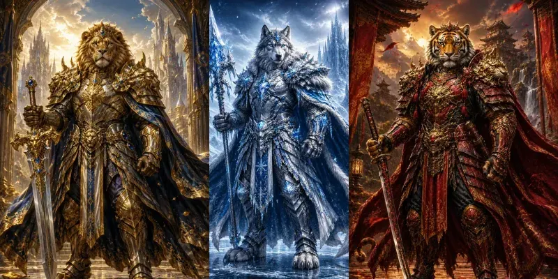 Beastarmor Fantasy Warriors generated by undefined