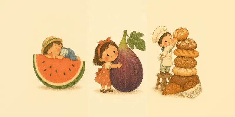 Mediterranean Pastel Naive Illustrations generated by undefined