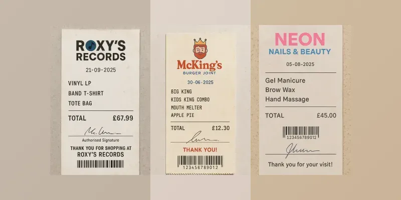 Authentic Receipt Makers generated by undefined