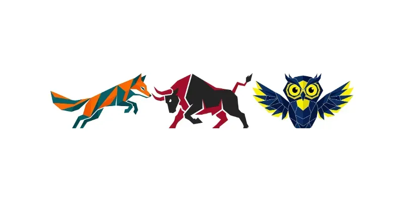 Minimalist Geobold Duotone Animal Icons generated by undefined