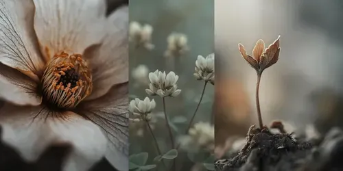 Nature Subtle Details Macro Photographs generated by midjourney