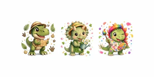 Cute Dinosaur Mascot Generator generated by chatgpt-image