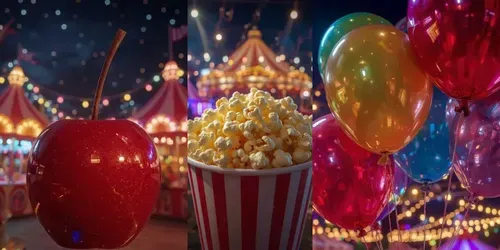 Ultrarealistic Circus Food generated by leonardo