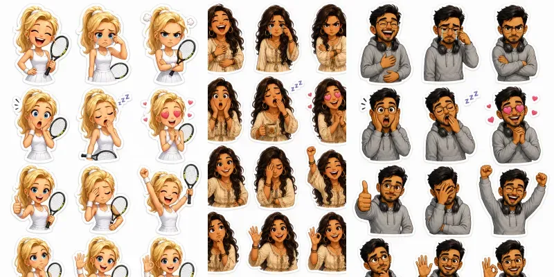 Personalized Sticker Packs generated by undefined
