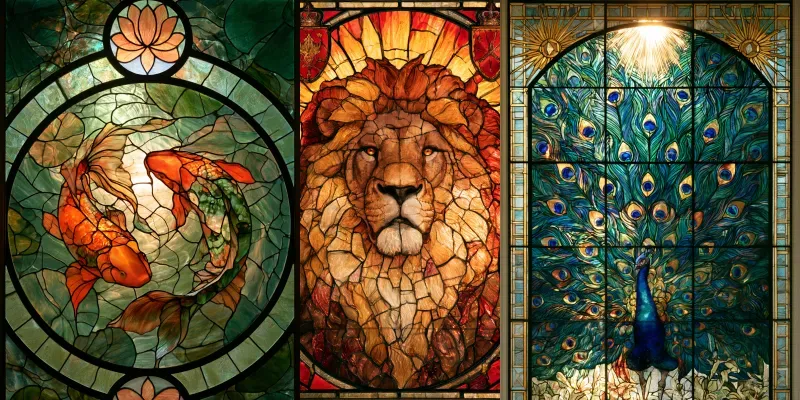 Stained Glass Animal Generator