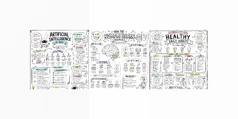 Handdrawn Sketchnote Infographic Kits generated by undefined