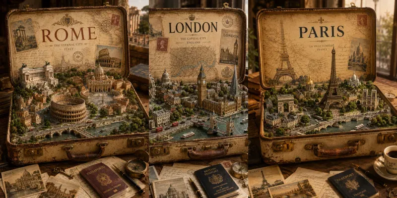 Any Cities In Your Suitcases generated by undefined