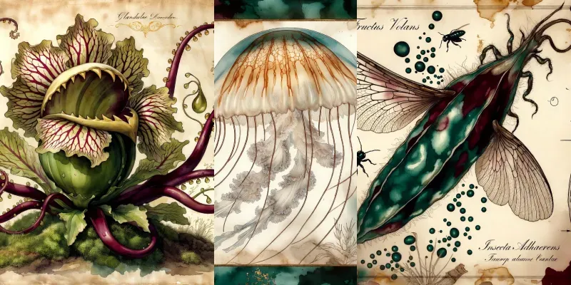 Botanical Scientific Illustrations generated by undefined