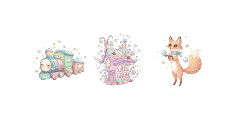 Whimsical Critters Cozy Fantasies generated by undefined