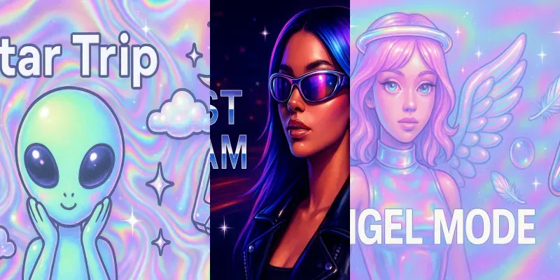Customizable Y2k Aesthetic Banner Makers generated by undefined