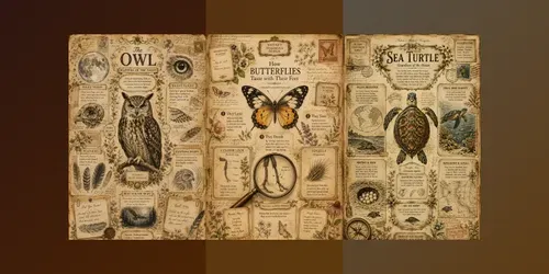 Vintage Nature Facts Collages generated by chatgpt-image