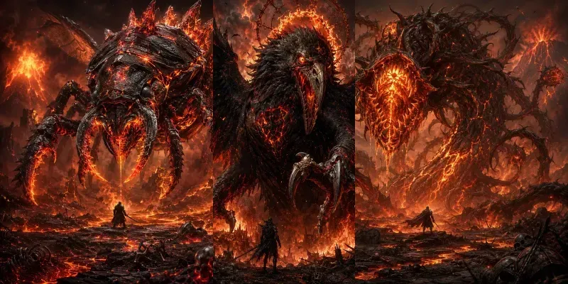 Infernal Titan Monsters generated by undefined