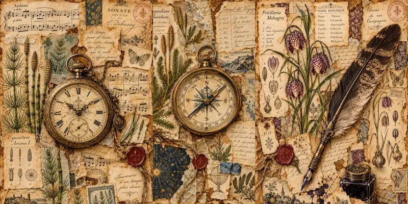 Vintage Junk Journal Printable Pages