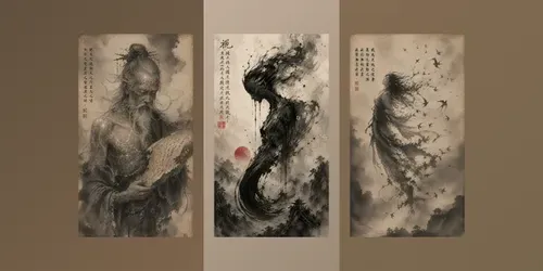 Whispers Of The Ancient Ink generated by chatgpt-image