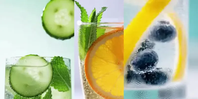 Cinematic Fruit Infused Drink Videos generated by undefined