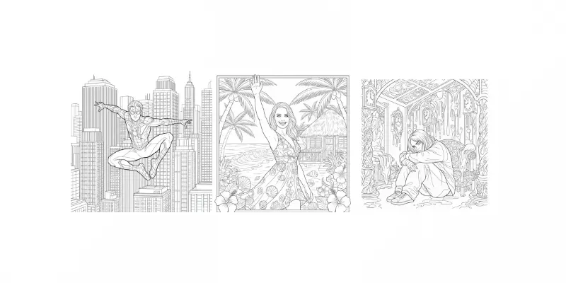 Celebrity Coloring Pros generated by undefined