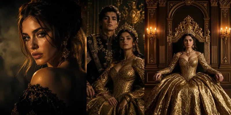 Cinematic Dark Luxury Portraits generated by undefined