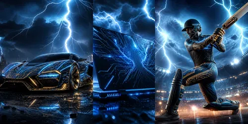 Cinematic Neon Circuit Cyberpunk Posters generated by chatgpt-image