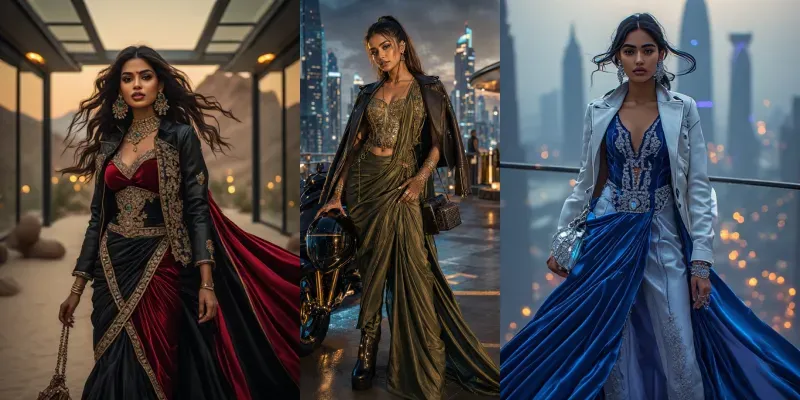 Futuristic Indowestern Coutures generated by undefined